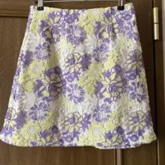 Lily Brown 花柄ミニスカート