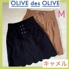 キャメル★OLIVE des OLIVE オリーブ デ オリーブ　ミニスカートのサムネイル