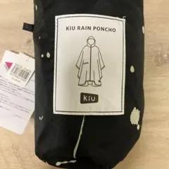KiU RAIN PONCHO K64-135 SPLASH BKのサムネイル