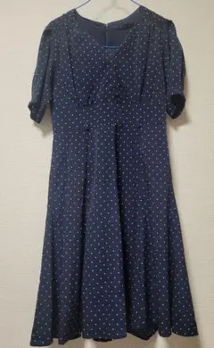 美品　アンアナザーアンジェラス　ドットワンピース
