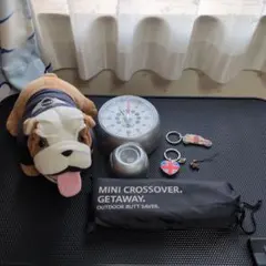 【希少】MINI ミニクーパー　時計　ぬいぐるみ　キーホルダー　動作品のサムネイル