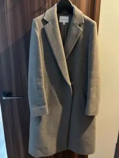 BEAUTY&YOUTH グレー チェスターコート S