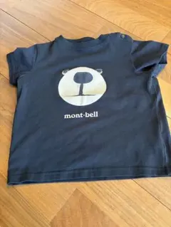 mont-bell 半袖Tシャツ ネイビー クマ