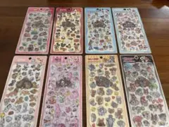 プチドロップステッカー、パワーパフガールズ、ライオンキング、アリス、8点まとめ