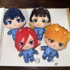 ブルーロック ぬいぐるみ 潔世一 蜂楽廻 千切豹馬 國神錬介