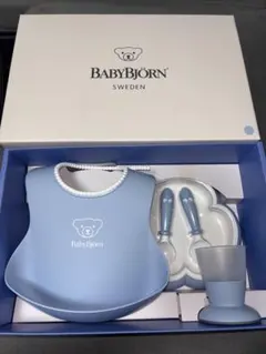 [新品未使用]BABYBJÖRN ベビー用食器セット ブルー