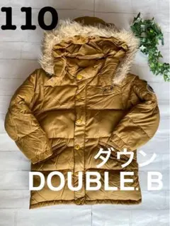 DOUBLE.B 110+ダウン ジャケット コート 95%+フェザー 5%