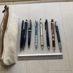 ペンとキャンバス製ペンケースのセット　福袋　ほぼ新品