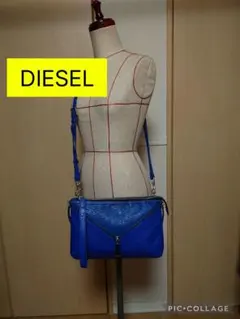 [超美品]DIESELディーゼルサコッシュ　ショルダーバッグ　クラッチバッグ