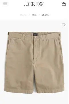 J.CREW STANTON チノショートパンツ ベージュ 31のサムネイル