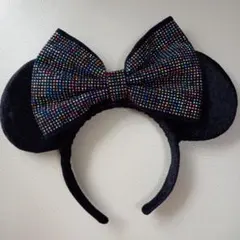 ミッキー耳カチューシャ ブラック