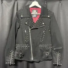 SEX POT ReVeNGe スタッズライダースジャケット