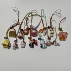 ハローキティ ご当地ストラップ　根付ストラップ　まとめ売り　14個