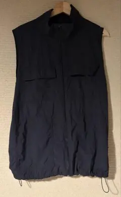 GU ナイロンベスト ブラック XL