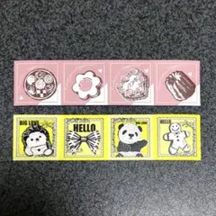 パティシエハリネズミ ラベラーシール スクエア ① 72枚