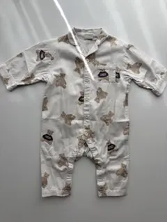 ジェラピケ gelato pique くま パジャマ カバーオール 70-80