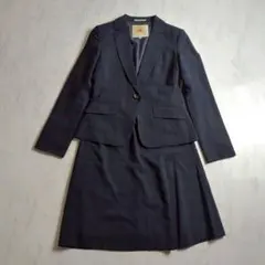 ViVi スカートスーツ セットアップ サイズ9 ネイビー 春夏