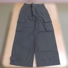 未使用　ワイドミリタリーパンツ カーキ / MEDIUM