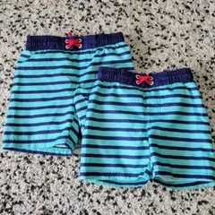 【2枚セット】2T&3T★水着★ハーフパンツ