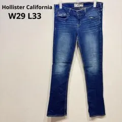 Hollister ストレートデニム W29 L33 ホリスター ジーンズ 青