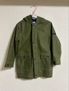 ZARA フード付きオリーブグリーンジャケット 6サイズ