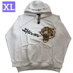 Ed Hardy エドハーディー フーディー タイガー tiger XL 白のサムネイル