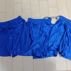 青いハーフパンツ Mサイズ ポリエステル製