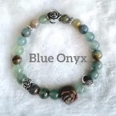 ♡♡アラシャンのバラとブルーオニキスのブレスレット♡♡