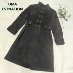 極美品✨etsinta エシンタ 異素材切替 ファーコート ブラック F - メルカリ