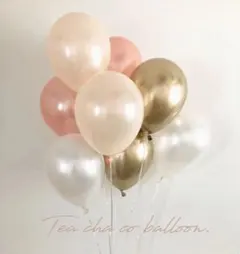 淡色　ナチュラル　ハーフバースデー　装飾　かわいい　おしゃれ　風船　誕生日　飾り