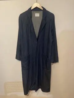 FLASH REPORT ダークデニム ロングカーディガン