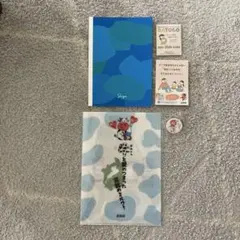 ❣️全て新品【滋賀県】①牛のクリアファイル A4②ノート③メモ帳④缶バッチ⑤その他