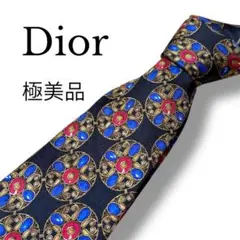 ⭐️Dior⭐️クリスチャンディオール　高級ネクタイ　メダリオン柄　シルク　極美品