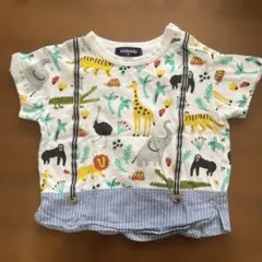 クレードスコープ　動物柄 Tシャツ 90サイズ