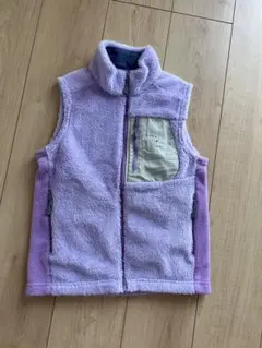 フリースベスト パープル 100cm~