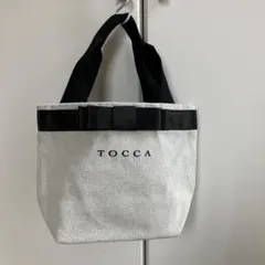 TOCCA トートバッグ ホワイト/ブラック