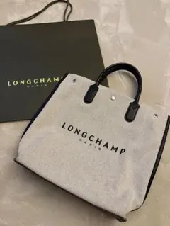 ☆MAISON CANAU☆ ボックスボストンバッグ S シルバー 保存袋付き 