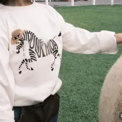 しまむら PUNKMOA ゼブラプリント長袖Tシャツ 90 120 セット