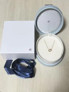 4℃ ハートモチーフ ネックレス