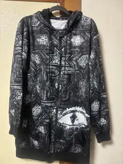 NieR CLOTHING 総柄 ジップアップパーカーのサムネイル