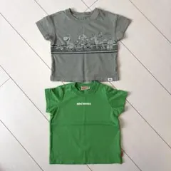 mikihouse 80cm 半袖Tシャツ 2枚 GAP ディズニー　緑Tのサムネイル