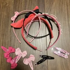 子ども用カチューシャ、ヘアピンセット