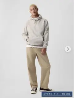 【GAP】バギーフィット　モダンカーキパンツ
