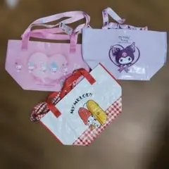 マイメロディ 大容量ナイロントートバッグ 3点セット