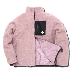 B-フォロー割■シープボア スタンド ブルゾン ジャケット ダークピンクL