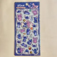 プチドロップステッカー　スティッチ　エンジェル　ディズニー