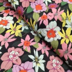 ♯125 生地 布 ハンドメイド 洋裁 立体 昭和レトロ 和モダン 浴衣