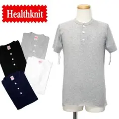 Healthknit ヘンリーネック Tシャツ メンズ 半袖tシャツ シャツのサムネイル