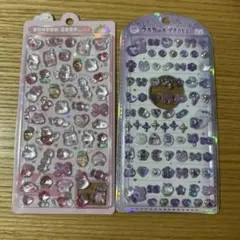 正規品　ボンボンドロップシール ももいろボンボン　うるちゅるプチシール　パープル