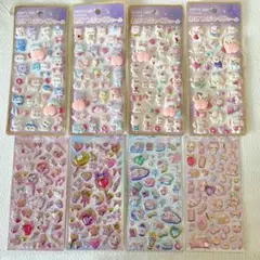 ラスト1点❕ぷっくり おしりシール きらきらジュエルシール 全８枚セット